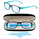 Классические очки унисекс для работы DELI, синий контрольный фильтр + ЧЕХОЛ