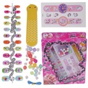 ZESTAW KREATYWNY PIĘKNOŚCI DO PAZNOKCI + NAKLEJKI