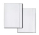 Папка А4 BARBARA на резинке, 250г, белый картон