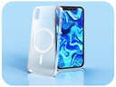 Puzdro magsafe pre iPhone XR magnetické pancierové clear puzdro + 5D Sklo 9H Vyhradený model iPhone XR
