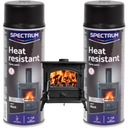 ЧЕРНАЯ ТЕРМОСТОЙКАЯ КРАСКА ДЛЯ КАМИНОВ, ЧЕРНЫЙ МАТОВЫЙ СПРЕЙ