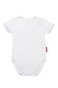 БОДИ, короткий рукав, белый, белый хлопок, хлопок 104