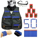 ЖИЛЕТ NERF + МАСКА ОЧКИ СТВОЛ СТРЕЛКА