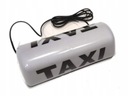 KOHÚT TAXI Biela 12V ŠPAJZA MAGNET Lampa NEW Výrobca dielov Jacky