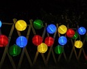солнечная лампа-гирлянда LAMPIONS 10 LED декор P-702