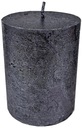 Ozdobna ŚWIECA CZARNA RUSTIC ARTMAN 9cm ŚWIECZKA