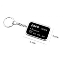 Taekwondo Keychain Akrylová Keychain F Výška 1 cm