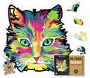 KOT Układanka Puzzle Drewniane 140 ELEMENTÓW