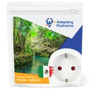 АДАПТЕР ДЛЯ ПУТЕШЕСТВИЯ АДАПТЕР ИЗ ПОЛЬШИ В МЕКСИКУ ПОЛЬША - МЕКСИКА