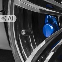 4 ШТУКИ МЕТАЛОВА НАКЛАДКИ NA КЛАПАНИ ШИН АКСЕСУАР АВТОМОБІЛЬНИЙ ЧОРНІ КРИШКИ TRZONKOW КЛАПАНІВ  (18880546813) фото min 12