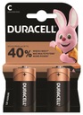 2 МОЩНЫЕ ЩЕЛОЧНЫЕ БАТАРЕИ DURACELL LR14 C R14