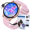 SMARTWATCH ЖЕНСКИЕ ЧАСЫ МЕНЮ ПОЛИРОВКА ЗВОНКИ AMOLED УВЕДОМЛЕНИЯ+ФОЛЬГА