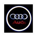 Audi Led Logo Projector для двери автомобильной беспроводной голограммы светодиода