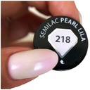 Лак для ногтей Semilac 218 PEARL LILA 7 мл с жемчужным сиянием
