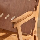 Офисный стул со спинкой Декоративное детское кресло для гостиницы HFST02-BR
