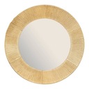 Зеркало Milda круглое в золотой раме, Ø90 см.