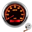 СПІДОМЕТР GPS 85MM/3,35 ДЮЙМА ODOGRAPH 80MPH/H СТАЛЬ НЕРЖАВІЙКА 8N  (18588548710) фото min 9