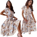 ЭЛЕГАНТНОЕ ВИНТАЖНОЕ МИДИ-ПЛАТЬЕ ЖЕНСКОЕ СТИЛЬНОЕ КЛАССИЧЕСКОЕ ПЛАТЬЕ СИНОЕ 38 М