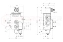 РОЗПОДІЛЮВАЧ ГИДРАВЛІЧНИЙ 1 СЕКЦІЙНИЙ 50L PRZYLACZA 22/18 ОРИГІНАЛ HYDROLIDER  (15166190205) фото min 8