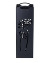 Dáždnik kovový stojan s odkvapkávačom 60 cm čierny vzor fúkač LOFT Značka HowHomely