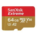Карта памяти SANDISK Extreme SDXC 64 ГБ