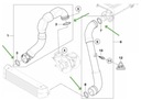 TESNENIA KÁBLOV INTERCOOLERA BMW X5 E53 3.0d 211KM M57D30 (306D2) Katalógové číslo dielu 11617794335, 11617800627, 11617799395, 11617800628, 11617791470, 11617801222, 11617790547, 11617791469