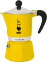 Кофеварка Bialetti Rainbow 6tz, желтая