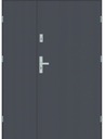 ВНЕШНИЕ ДВЕРИ АНТРАЦИТ белый 140р двустворчатые