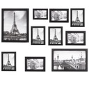 НАБОР МУЛЬТИРАМА ИЗ 10 ФОТОРАМОК ЧЕРНАЯ РАМКА МУЛЬТИ ФОТОГАЛЕРЕЯ КОЛЛАЖ