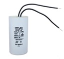 Kondensator rozruchowy silnika 12uF 450V MIFLEX MKSP-5P przewody