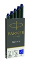 Картриджи для ручек Parker Blue, 5 шт., АКЦИЯ!