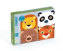 Карточная игра MINI FAMILY для детей 3-5 лет DJECO