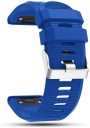 NIEBIESKI Silikonowy Pasek Garmin FENIX 7X Solar