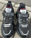 Chlapčenská ľahká športová obuv na suchý zips čierna 35 Pohlavie chlapci