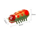 2x таракан-червь, насекомое, похожее на Hexbug La Cucaracha, игрушка для кошек, 4 батарейки