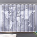 Карта для штор GLOB ATLAS WORLD GLOBUS 250x150 H368