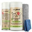 САЛФЕТКИ ДЛЯ ЧИСТКИ ЭКРАНА ECO WIPES 100 шт + СЖАТЫЙ ВОЗДУХ
