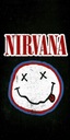 Nirvana Smiley Kurt Cobain ROCK постер 90x60 см