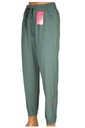Dámske tenké nohavice na leto S/M 92504 Dominujúca farba zelená