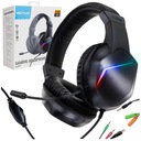 ИГРОВЫЕ НАУШНИКИ с микрофоном и накладным светодиодным индикатором ПК