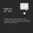 LED projektor V-TAC 30W SAMSUNG CHIP Snímač pohybu Funkcia Cut-OFF Biela Kód výrobcu SKU 458