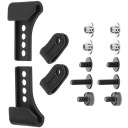 1 PAIRING NIEZAWODNYCH FASTENERS ROOF DO HELMET BASEBALLOWEGO BLACK  photo 6