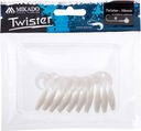 РЕЗИНОВАЯ ПРИМАНКА MIKADO TWISTER 38мм 0.6г WH 1шт