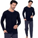 МУЖСКАЯ ПИЖАМА С ДЛИННЫМ РУКАВОМ, ВСЕ НА МОЛНИИ/ХЛОПОК