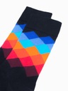 Pánske dlhé ponožky mix 3-pack V1 U242 39/42 Dominujúci vzor geometrický