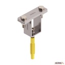 Лента-подставка для стены, резьба 5см, нержавеющая сталь