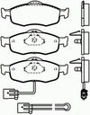 ZAPATAS DE FRENADO PARTE DELANTERA FORD MONDEO -00, COGUAR -01 