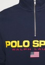Bluza logo Polo Ralph Lauren M Dekolt stójka