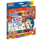 ДВУХСТОРОННИЕ КАРАНДАШИ BAMBINO, 48 ТРЕУГОЛЬНЫХ ЦВЕТОВ