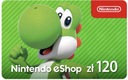 Doładowanie Nintendo eShop 120 zł Wartość 120